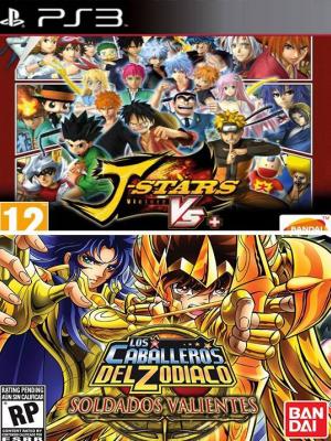 2 juegos en 1 J-stars Victory Vs+ mas Saint Seiya Brave Soldiers