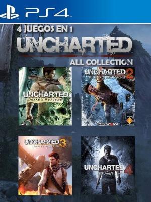 4 JUEGOS EN 1 UNCHARTED ALL COLLECTION PS4