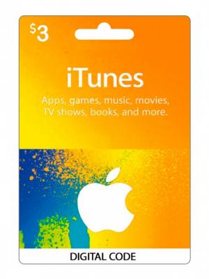 ITUNES 3$ USD