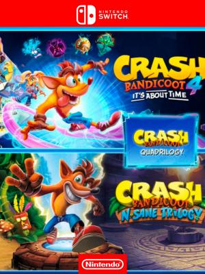 Crash Bandicoot Quadrilogy Bundle - Nintendo Switch